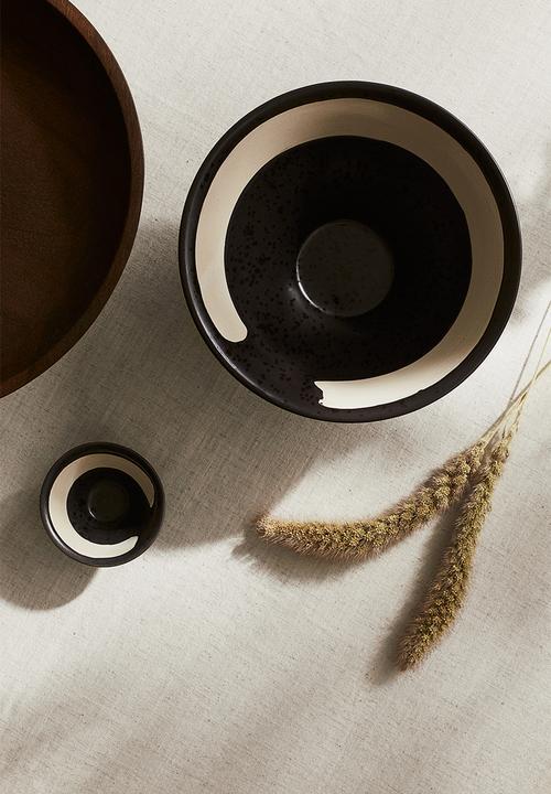 H&M - Mini stoneware bowl - black