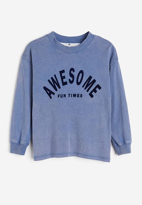 H&M - Long-sleeved t-shirt - blue