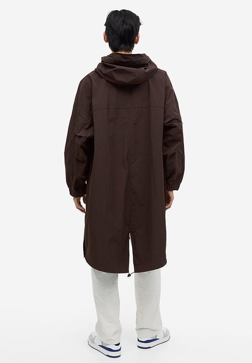 H&M - Oversized parka - dark brown