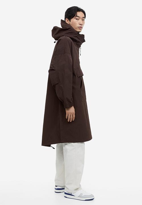 H&M - Oversized parka - dark brown