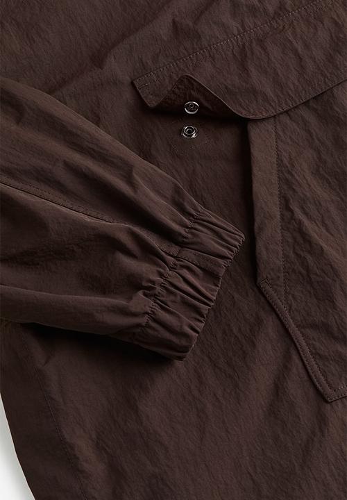 H&M - Oversized parka - dark brown