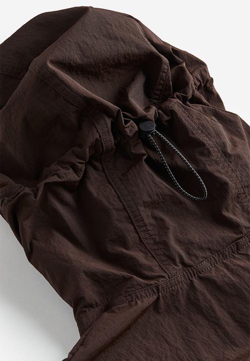 H&M - Oversized parka - dark brown