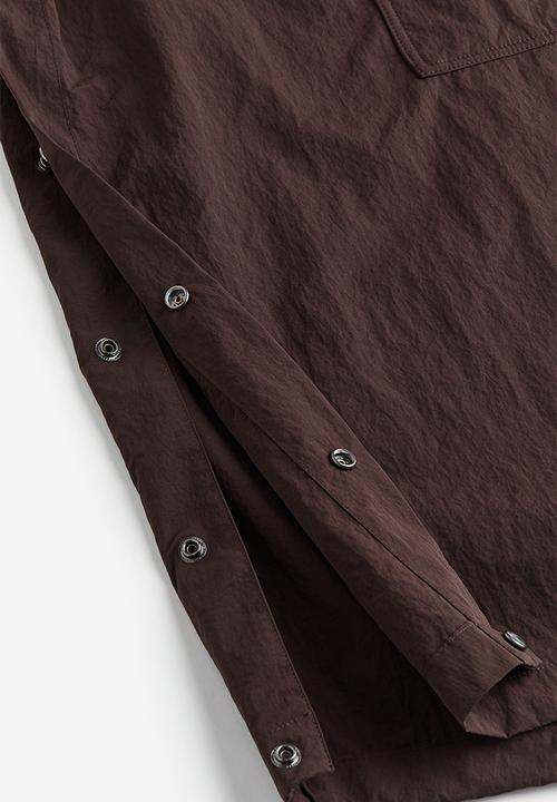 H&M - Oversized parka - dark brown