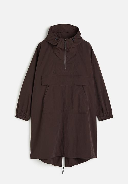 H&M - Oversized parka - dark brown