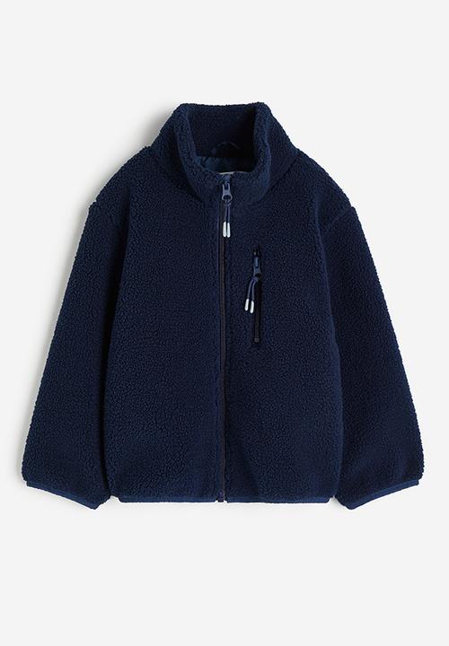 H&M - Teddy jacket - navy blue