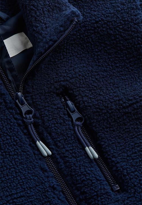 H&M - Teddy jacket - navy blue