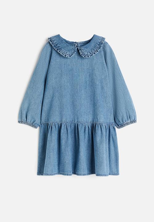 H&M - Collared denim dress - denim blue