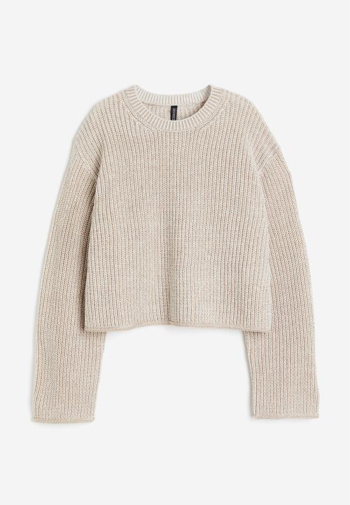 H&M - Jumper - light beige