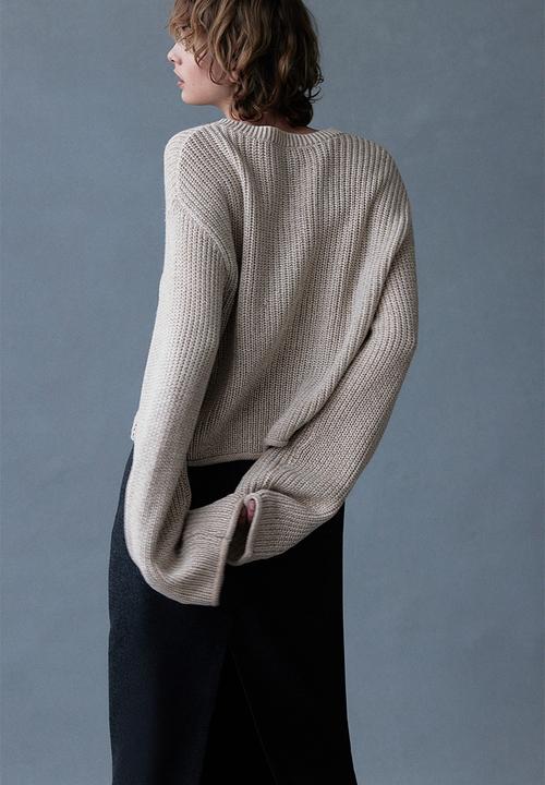 H&M - Jumper - light beige