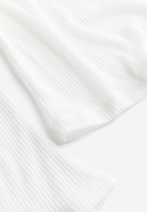 H&M - Long-sleeved top - white