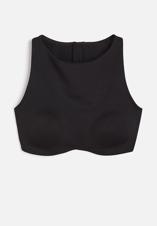 H&M - Drymove™ medium support sports bra - black