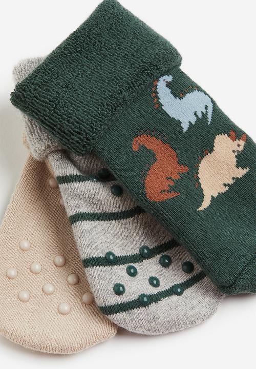 H&M - 3-Pack terry socks - multi 