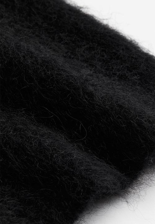 H&M - Mohair-blend jumper - black