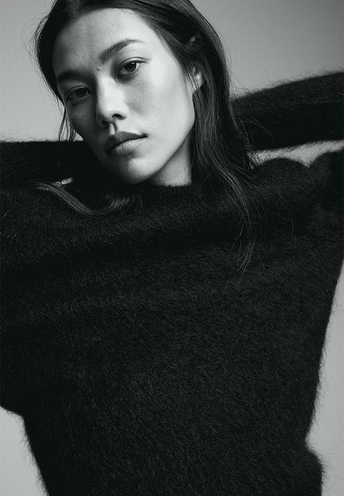 H&M - Mohair-blend jumper - black