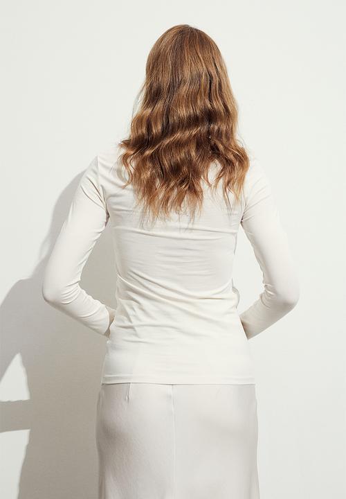 H&M - Mama cotton jersey top - white