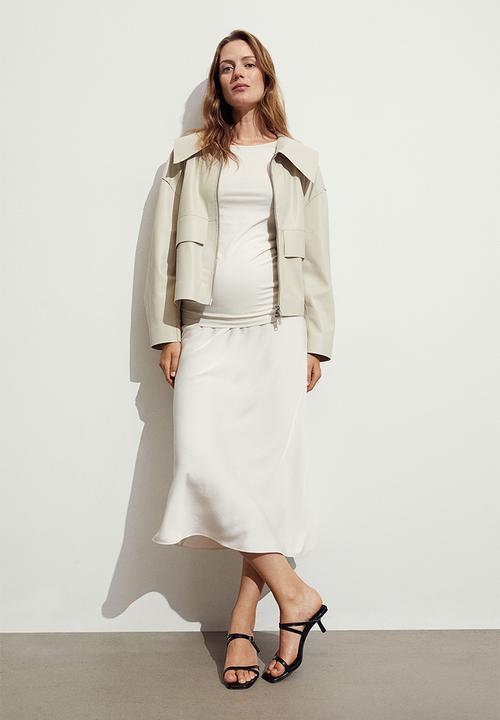 H&M - Mama cotton jersey top - white