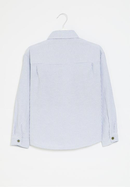 Pop Candy - Utility shirt - blue & green