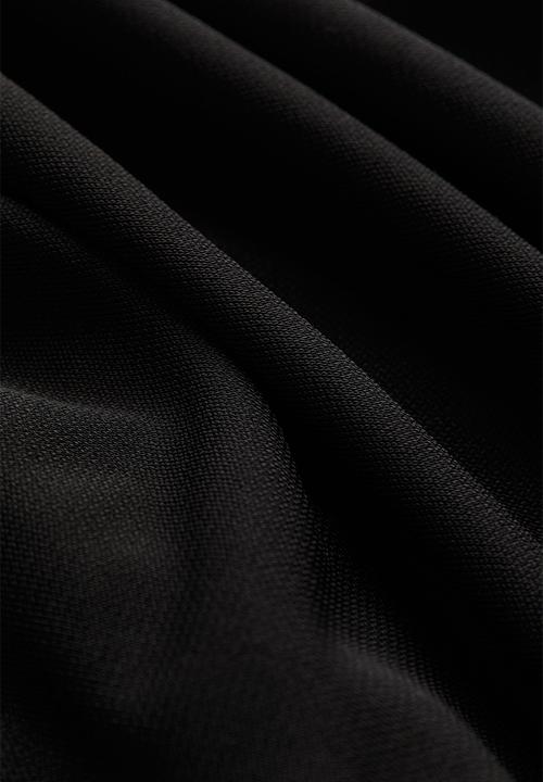 H&M - Draped jersey dress - black