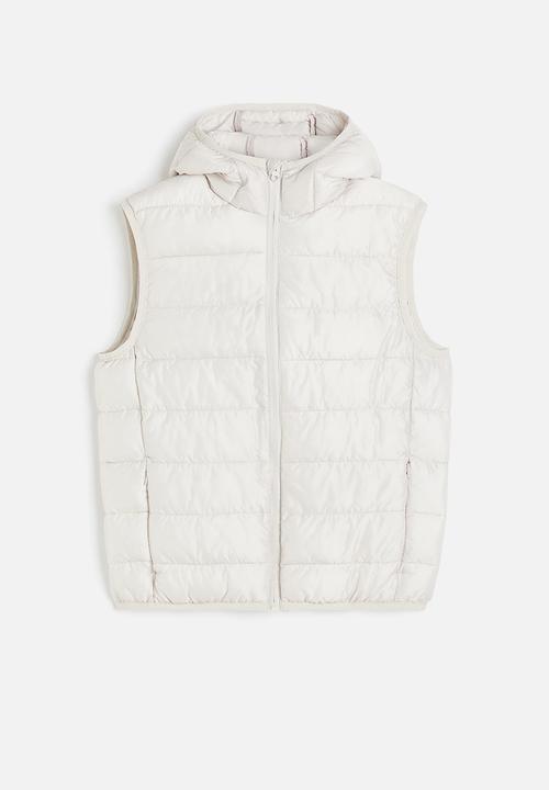 H&M - Padded lightweight gilet - light beige