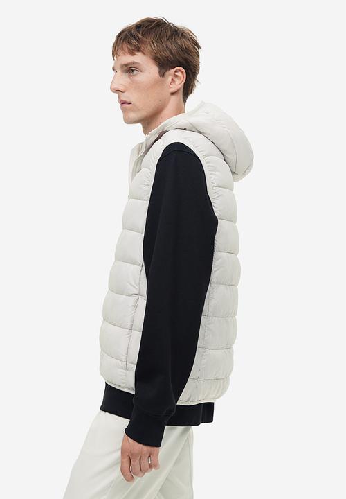 H&M - Padded lightweight gilet - light beige