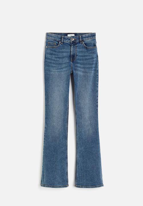 H&M - Flared high jeans - denim blue