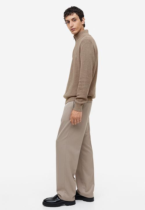 H&M - Slim fit jumper - dark beige