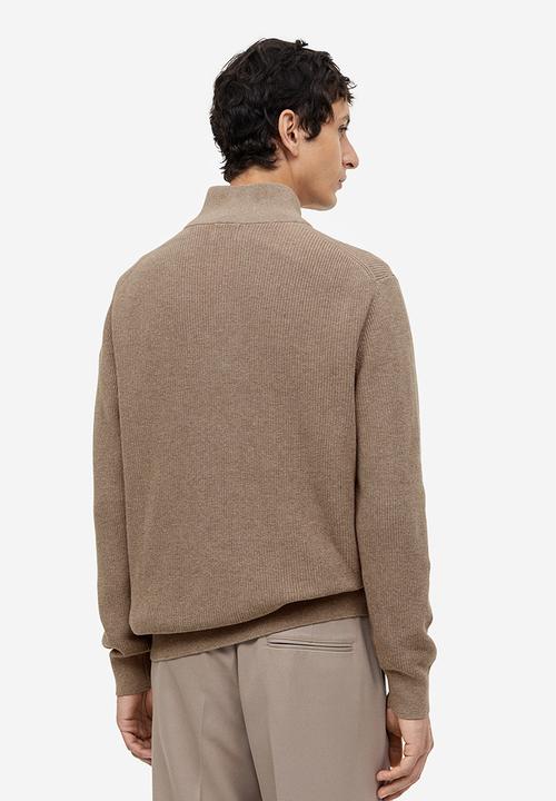 H&M - Slim fit jumper - dark beige