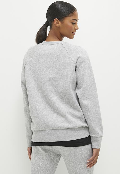 Under Armour - UA Rival Fleece Crew - Mod Gray Light Heather