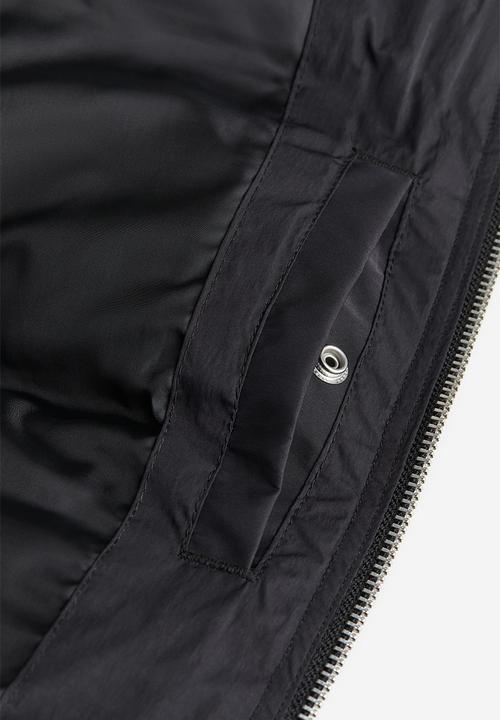 H&M - Regular fit puffer jacket - black
