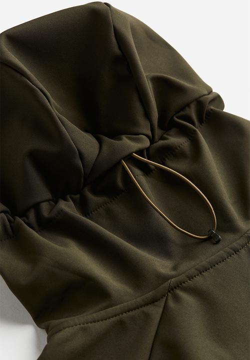 H&M - Water-repellent softshell jacket - dark khaki green