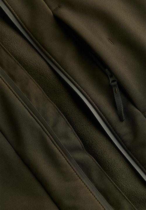 H&M - Water-repellent softshell jacket - dark khaki green