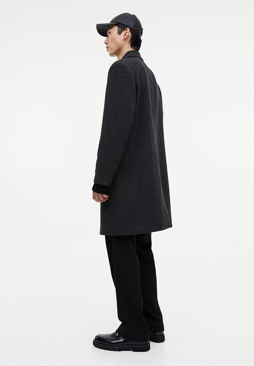 H&M - Wool-blend coat - dark grey