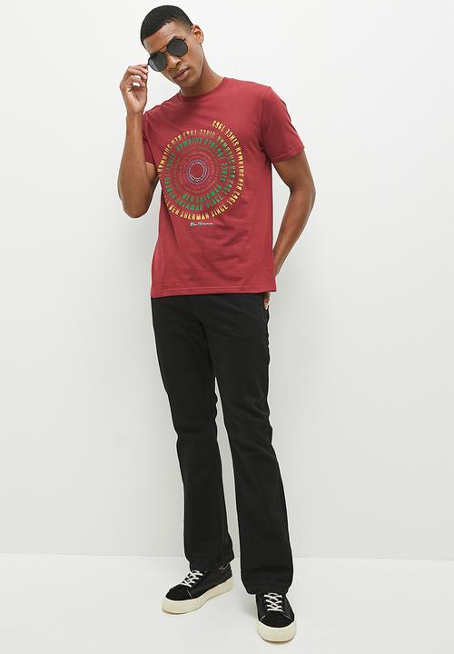 Ben Sherman - Swirl Target Tee-Shirt - Berry