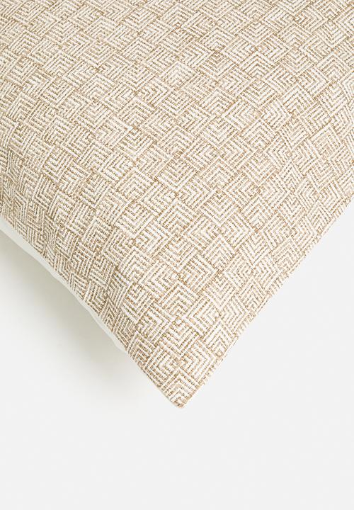 Sixth Floor - Ziga woven cushion cover - Neutral