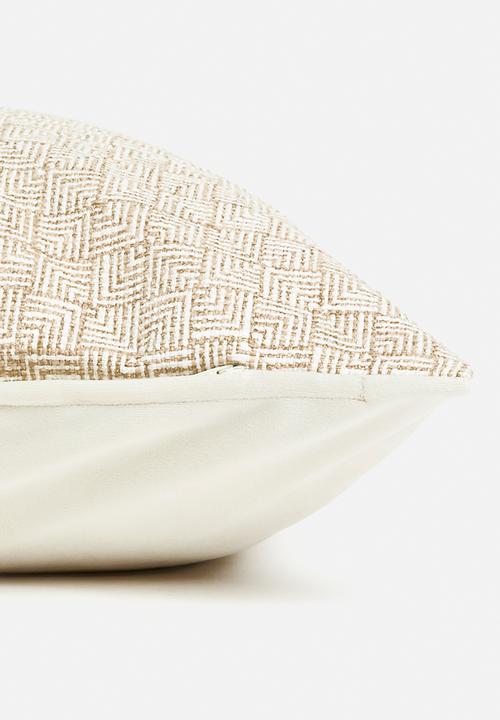 Sixth Floor - Ziga woven cushion cover - Neutral