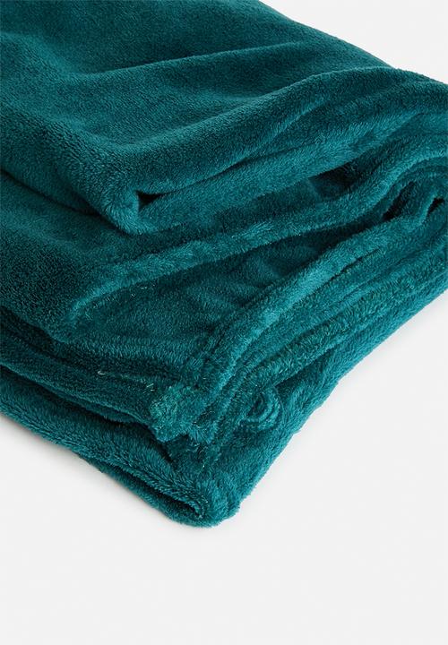 Sixth Floor - Fleece Throw - Teal