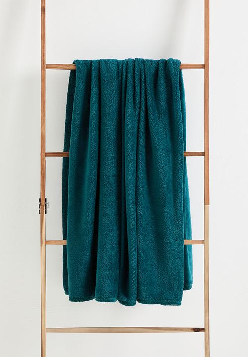 Sixth Floor - Fleece Throw - Teal