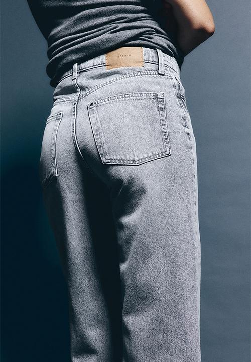 H&M - Wide ultra high jeans - grey