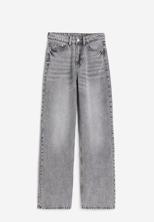 H&M - Wide ultra high jeans - grey