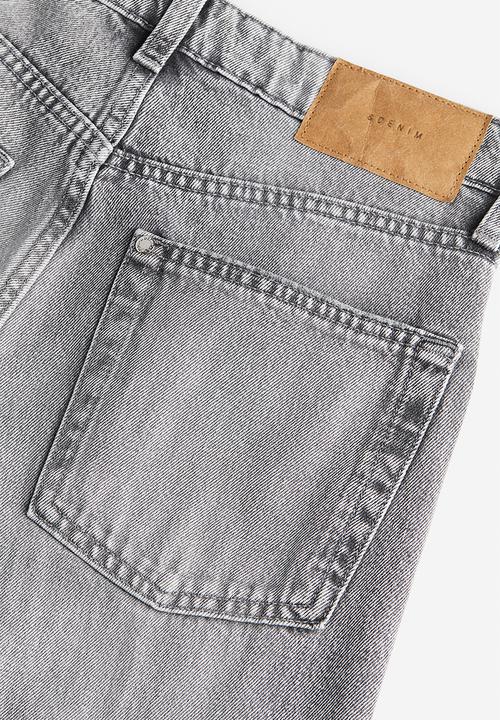 H&M - Wide ultra high jeans - grey