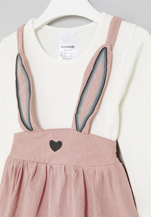 Pop Candy - Faux two piece dress - pink