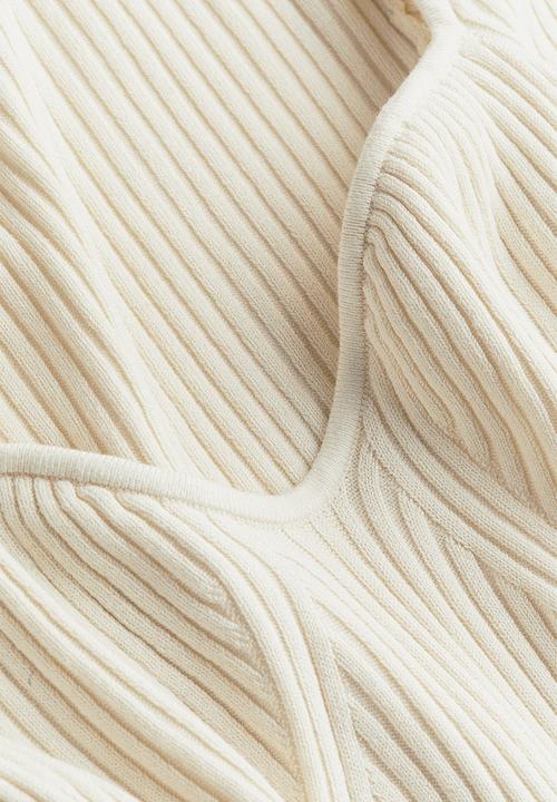 H&M - Rib-knit jumper - light beige