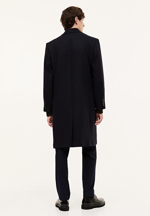 H&M - Wool-blend coat - dark blue