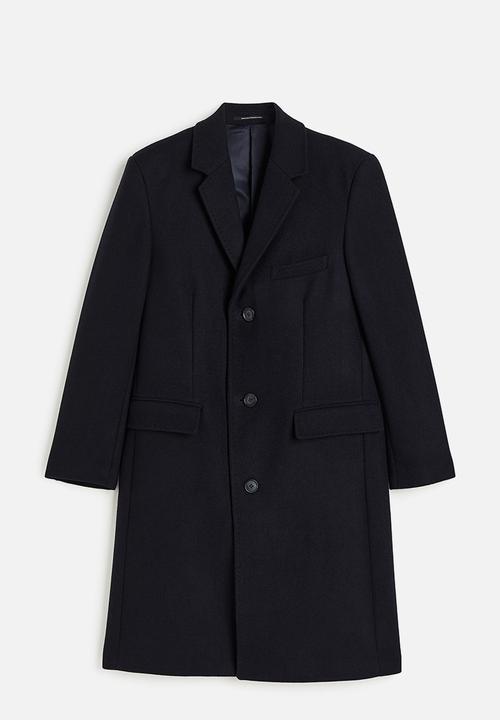 H&M - Wool-blend coat - dark blue