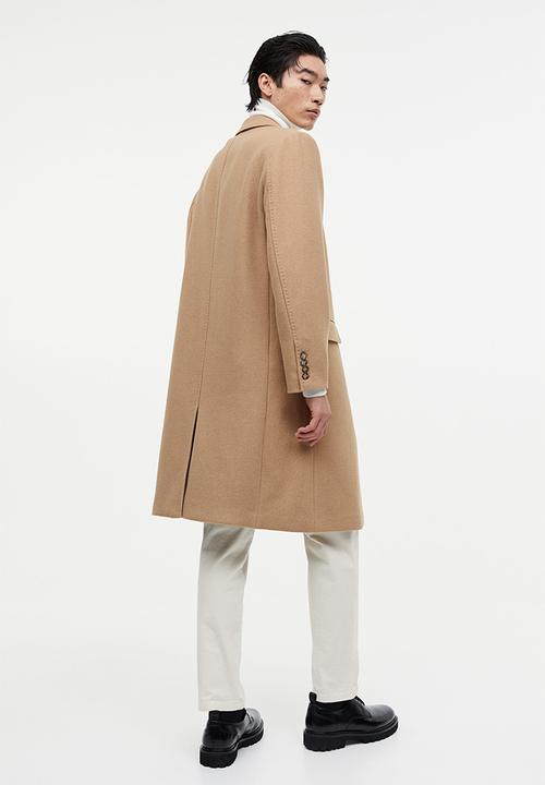 H&M - Wool-blend coat - dark beige
