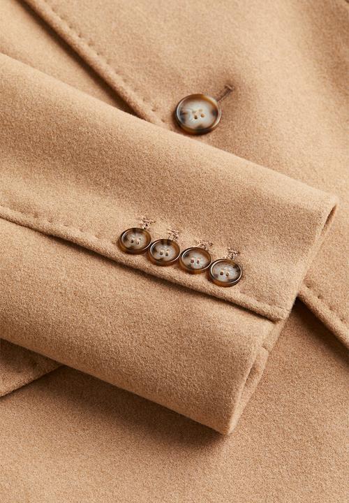H&M - Wool-blend coat - dark beige