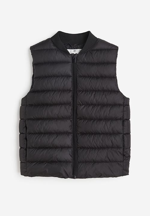 H&M - Puffer gilet - black