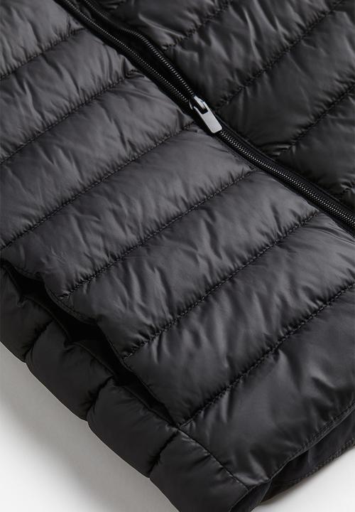 H&M - Puffer gilet - black