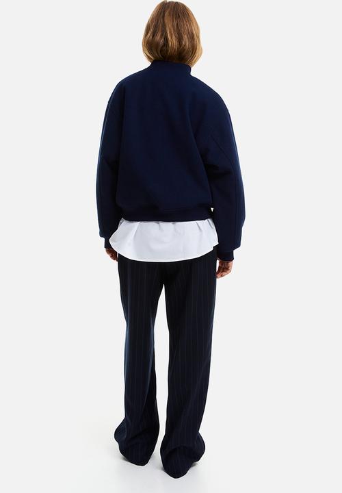 H&M - Motif-detail bomber jacket - dark blue los angeles 