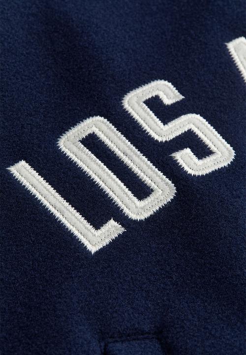 H&M - Motif-detail bomber jacket - dark blue los angeles 